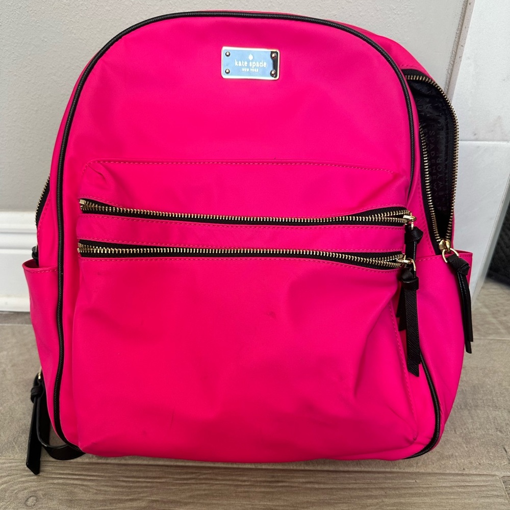 Hot Pink 💗 Kate Spade ♠️ large backpack 🎒